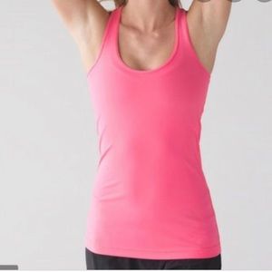 LuluLemon hot pink cool racerback tank
